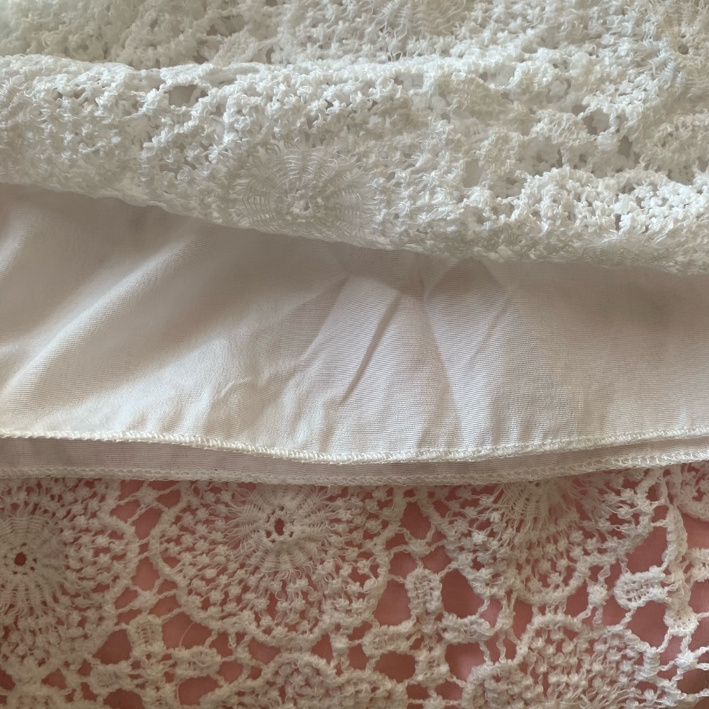 Alice Blue Lace Bardot Top with Straps - Picture 8 of 9
